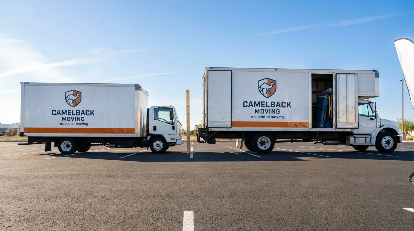 Moving truck size capacity guide in Brentwood